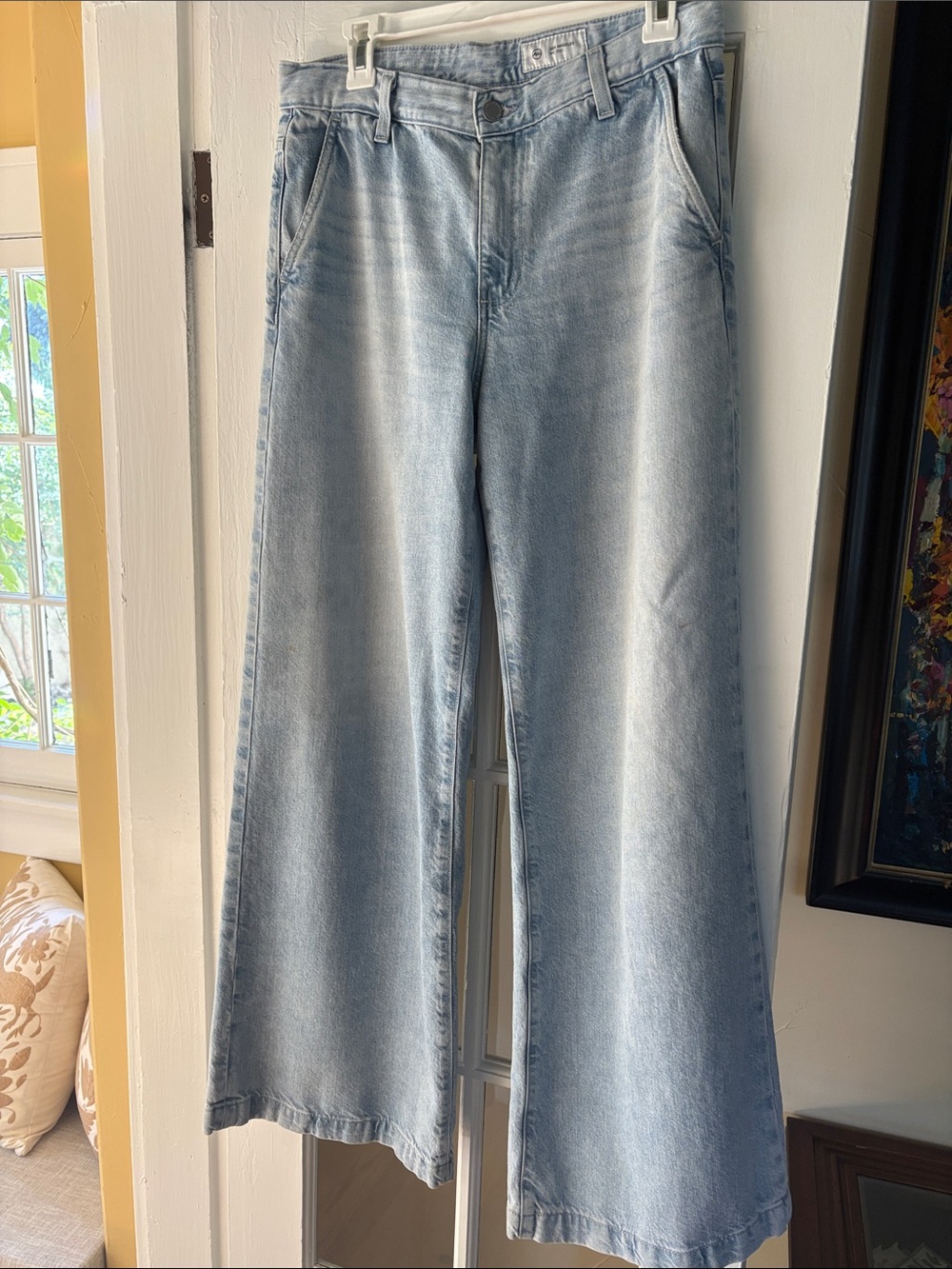 Ag Adriano Goldschmied Vintage Light Blue Flare Jeans